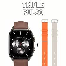 Reloj inteligente sumergible con 3 correas