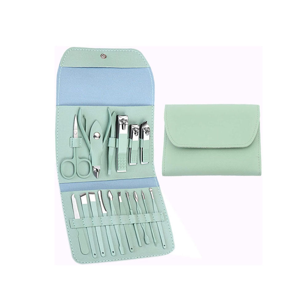 Set de corta uñas acero inoxidable cartera