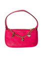 Bolso Juicy Couture - Rosa Fucsia con Cadena y Dijes Dorados