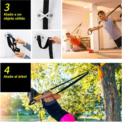 Kit de entrenamiento de resistencia física para ejercicios de cuerpo entero.en interiores o exteriores , quemar grasa