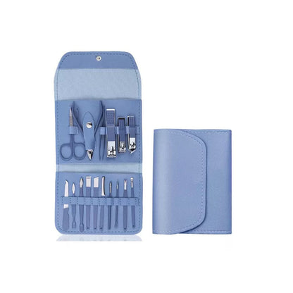 Set de corta uñas acero inoxidable cartera